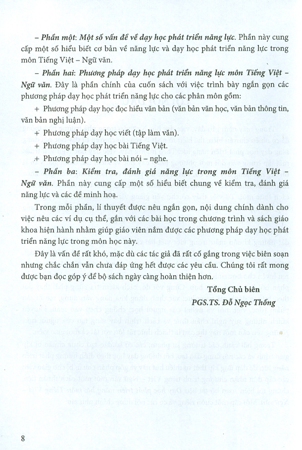 Dạy Học Phát Triển Năng Lực Môn Ngữ Văn Trung Học Cơ Sở