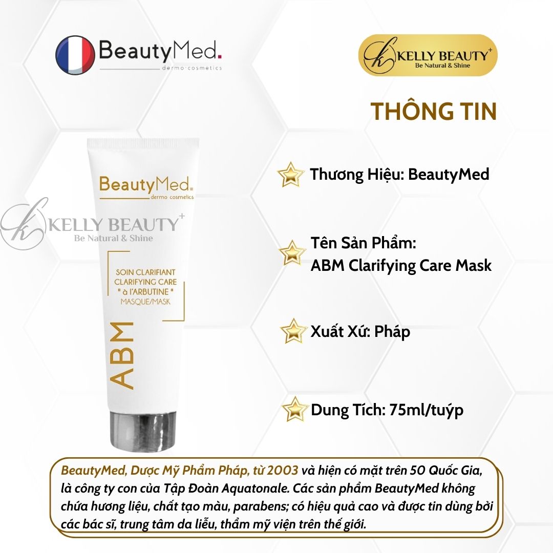 Mặt Nạ Sáng Da Mờ Thâm Sạm BeautyMed ABM Clarifying Mask | Kelly Beauty