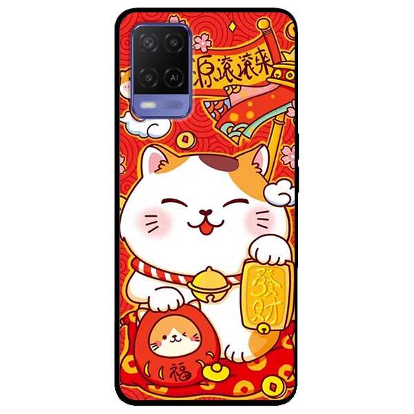 Ốp lưng dành cho Oppo A54 / A74 / A94 - Mèo Thần Tài