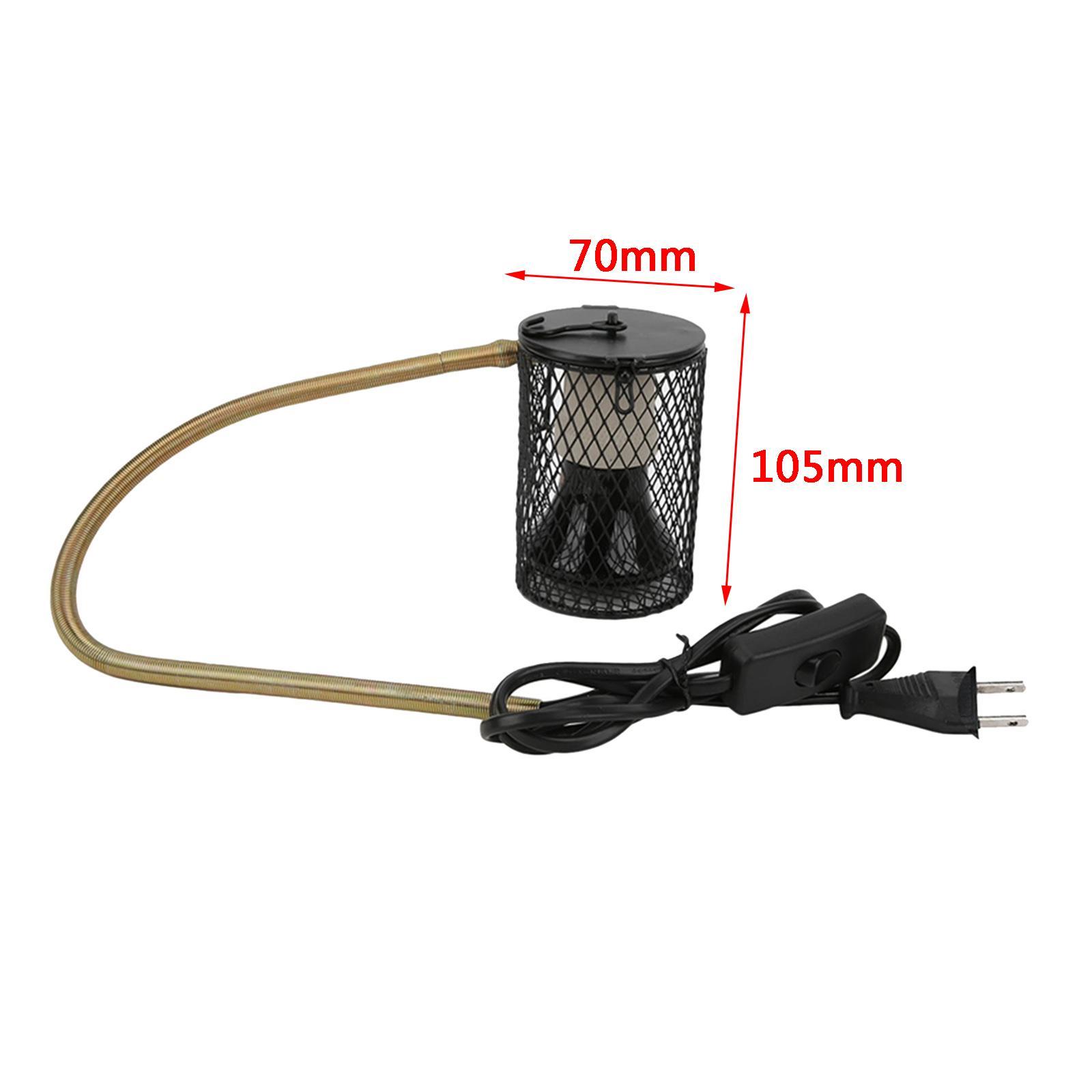 100W Reptile Heating Lamp Tortoise Brooder Heat Bulb Basking Lighting
