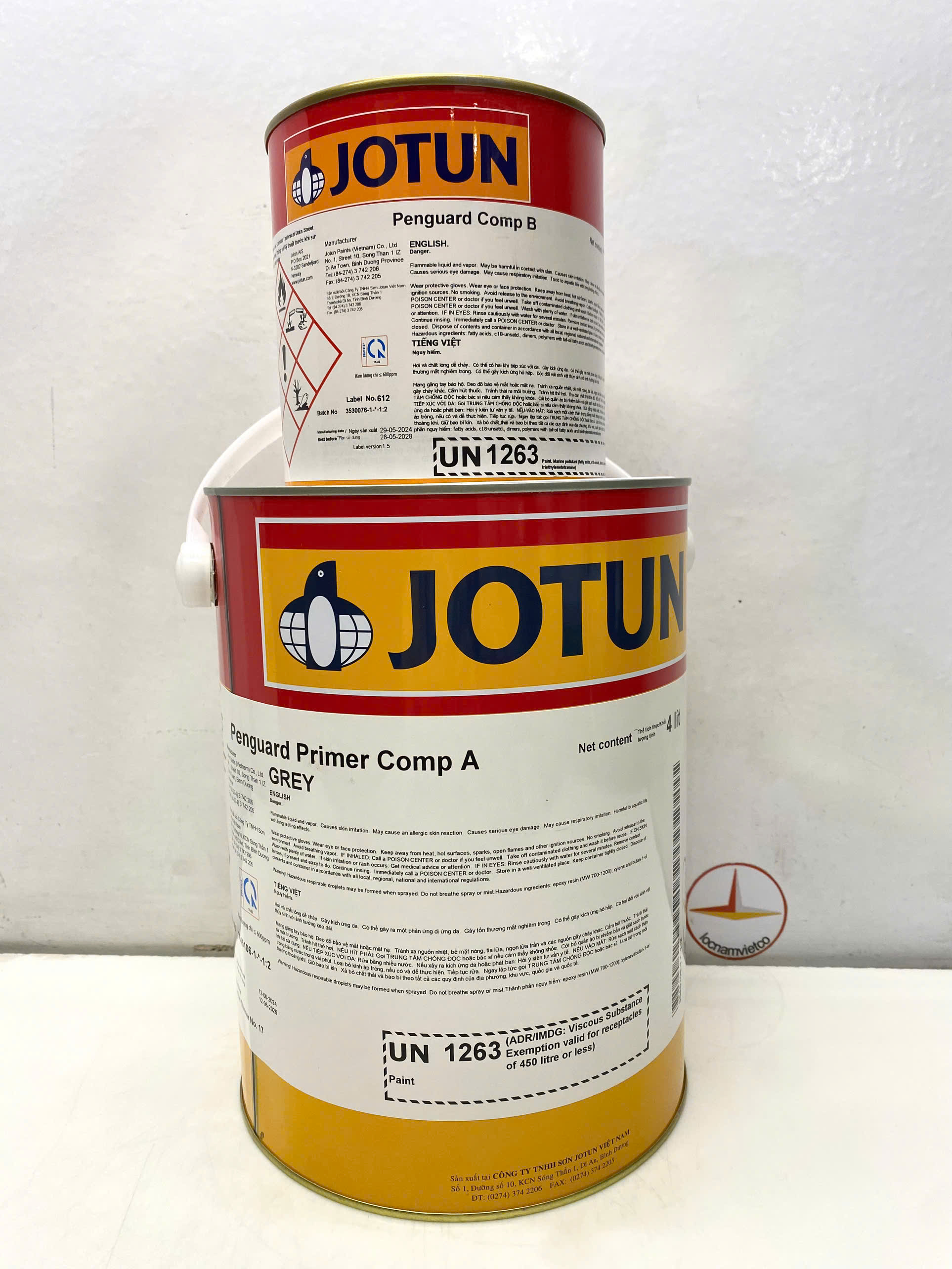 Sơn lót Epoxy Jotun Penguard Primer màu xám 5L/bộ