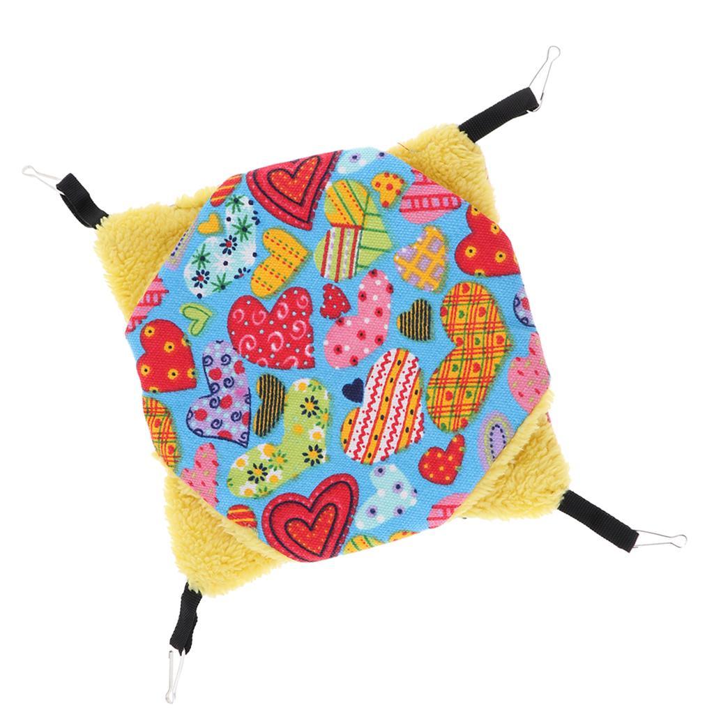 2 Pack Soft Warm Hamster Hammock Small Animal Play Sleep Hamster Bed Nest