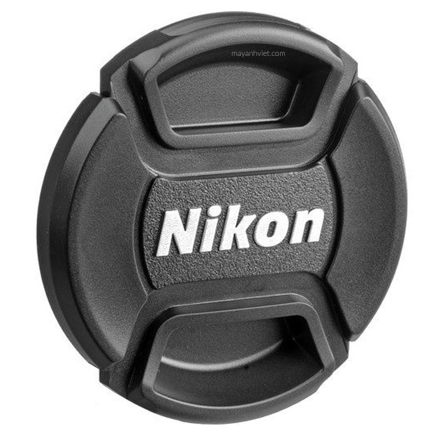 Nắp ống kính Nikon 49,52,58,62,67,72,77,82mm hàng nhập khẩu