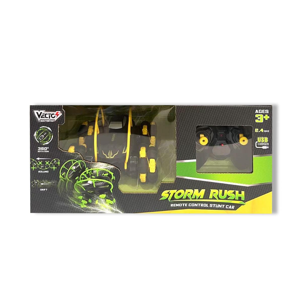 Đồ Chơi Siêu Xe Biểu Diễn Storm Rush Điều Khiển Từ Xa (Vàng) VECTO VT619/YL