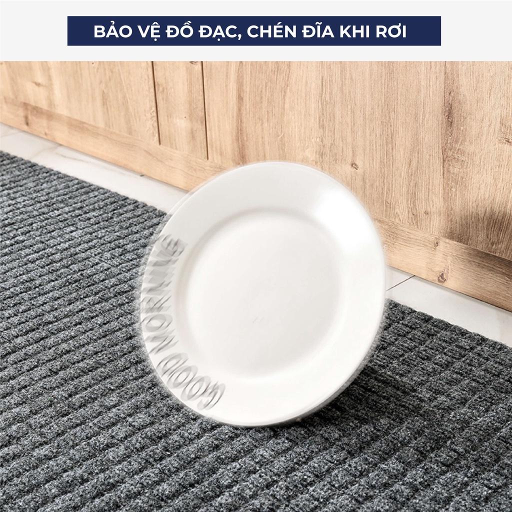 Bộ 2 Thảm Trải Sàn Nhà Bếp, Thảm Bếp Chùi Chân Cao Cấp Chống Trơn Trượt