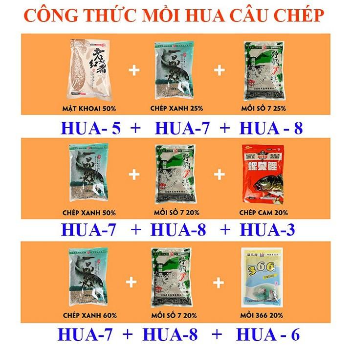 Mồi Câu Cá Chép Siêu Nhậy, Thính Dụ Chép Xanh HUA-7