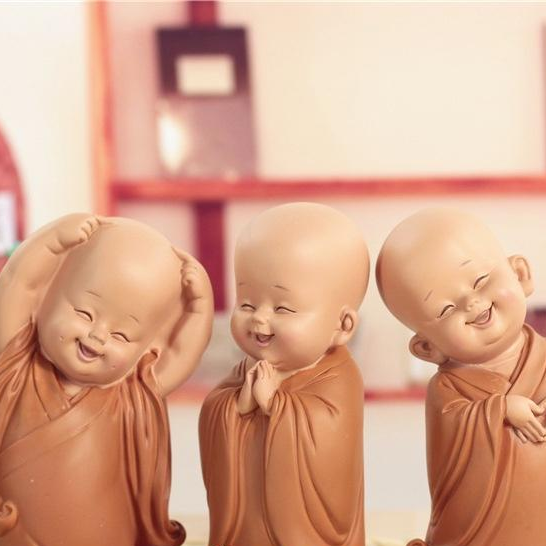 Bộ Tượng 03 Chú Tiểu Vui Vẻ