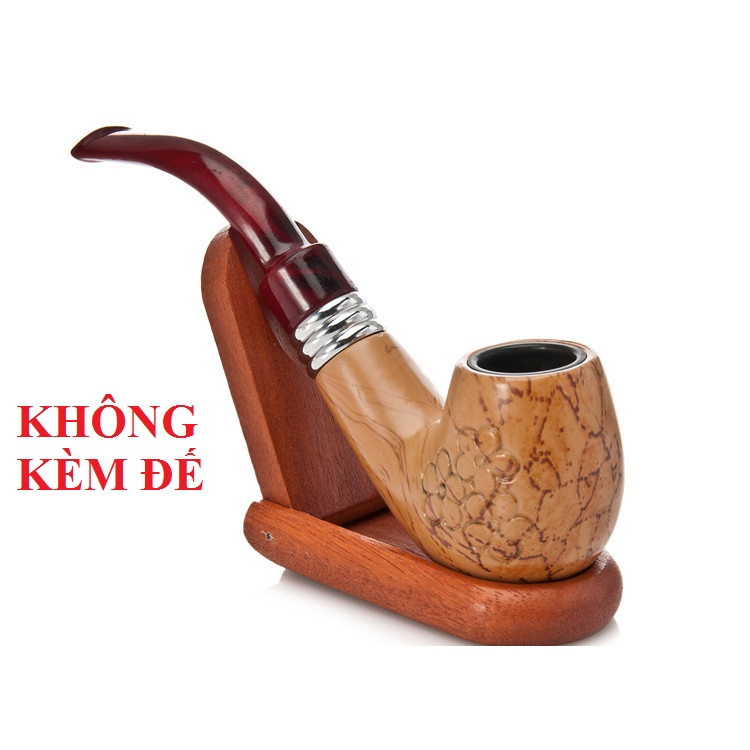 Tẩu thuốc nhựa dẻo cao cấp sang trọng phong cách cổ điển ( không kèm theo đế)