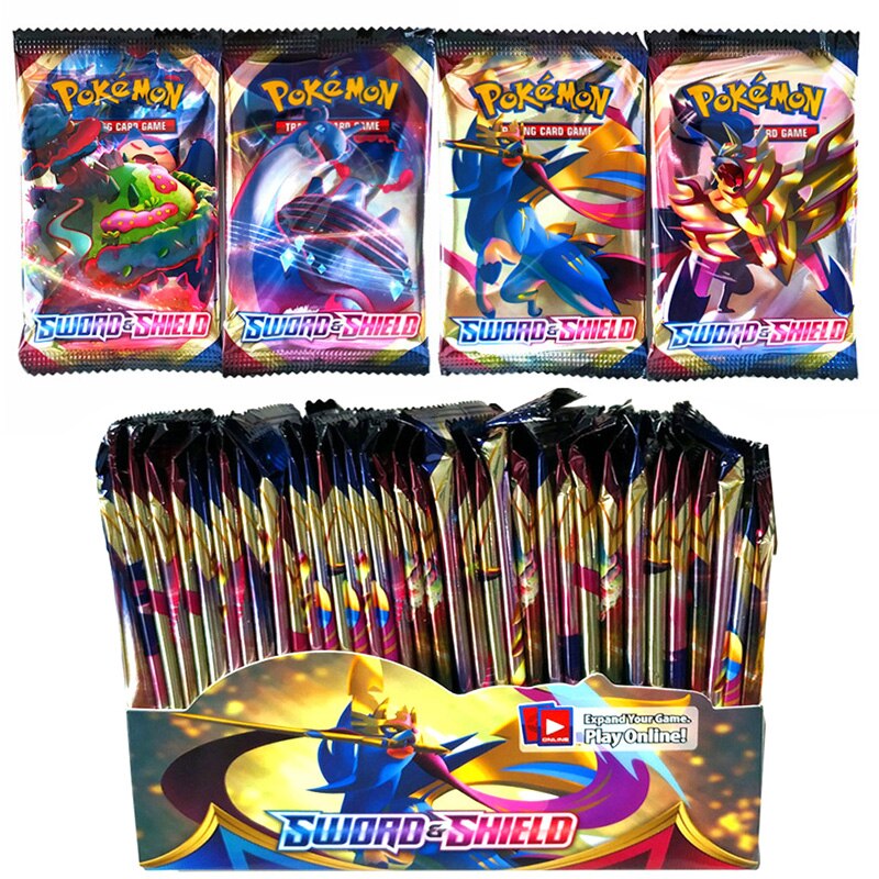 Bộ Thẻ Bài Pokemon 324 Thẻ Trading Card Game Swoad &amp; Shield TCG Sưu Tập Đẹp Đọc Đáo