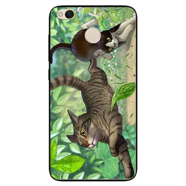 Ốp lưng in cho Xiaomi Redmi 4  Mẫu Bắt Mèo