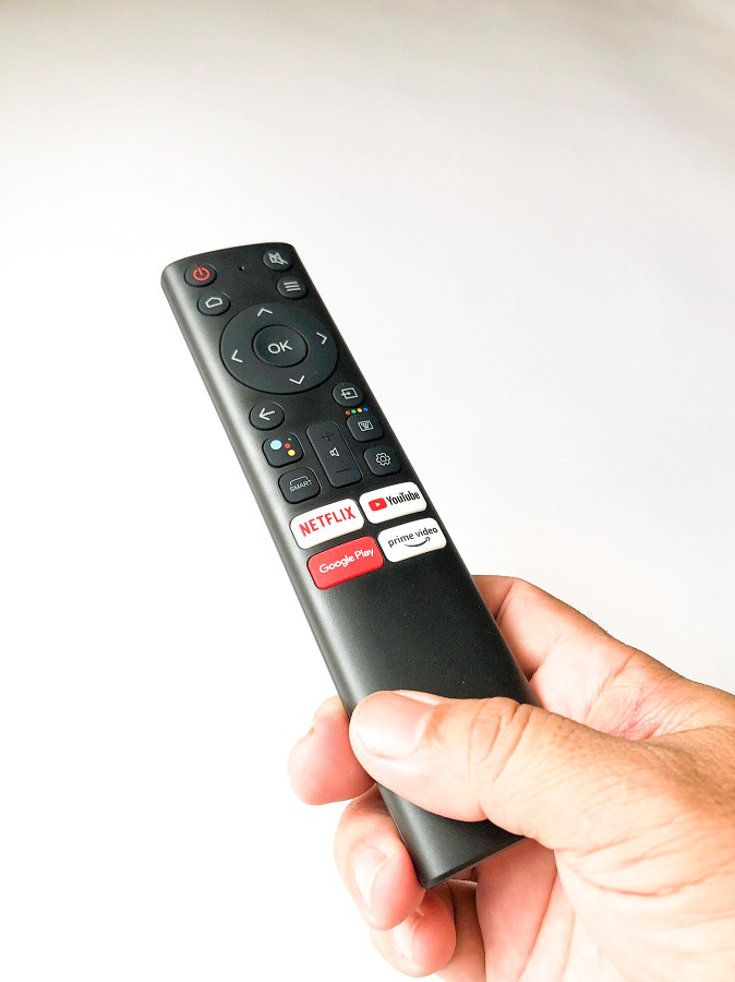 Remote Điều Khiển Dành Cho Casper Tivi Nhận Giọng Nói, Smart TV Netflix Youtube