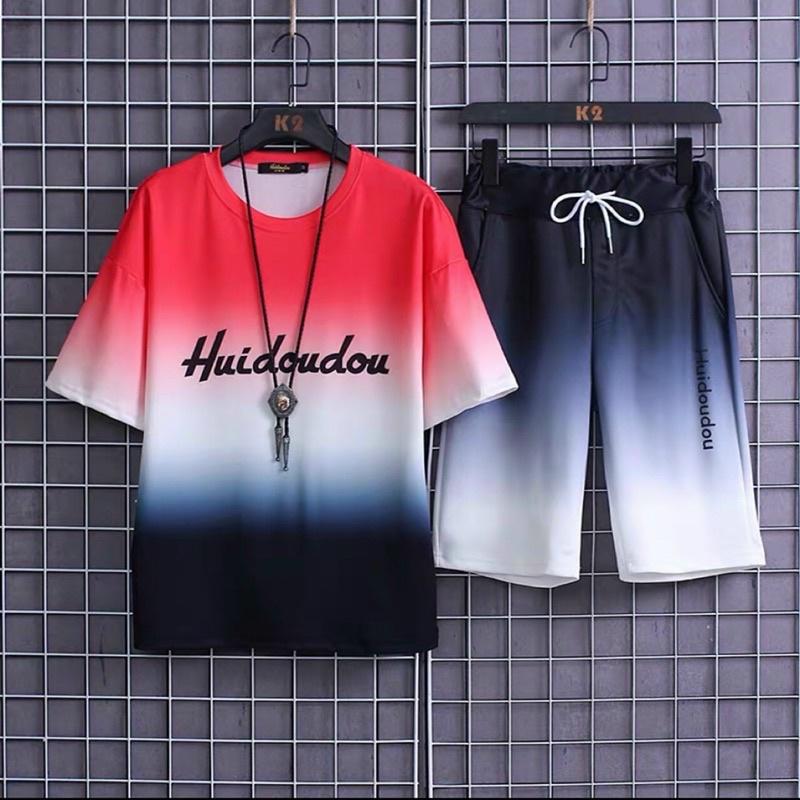 Bộ thun lạnh huido đồ bộ thể thao quần thun áo thun in đẹp chất mát