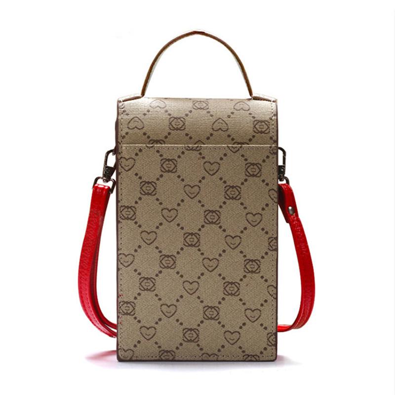 Cao Cấp Mini Đeo Vai Cho Nữ Túi Đựng Điện Thoại Thời Trang Nắp Túi Đeo Chéo Có Tay Cầm Cho Bé Gái Hai-Săn Chắc Tay