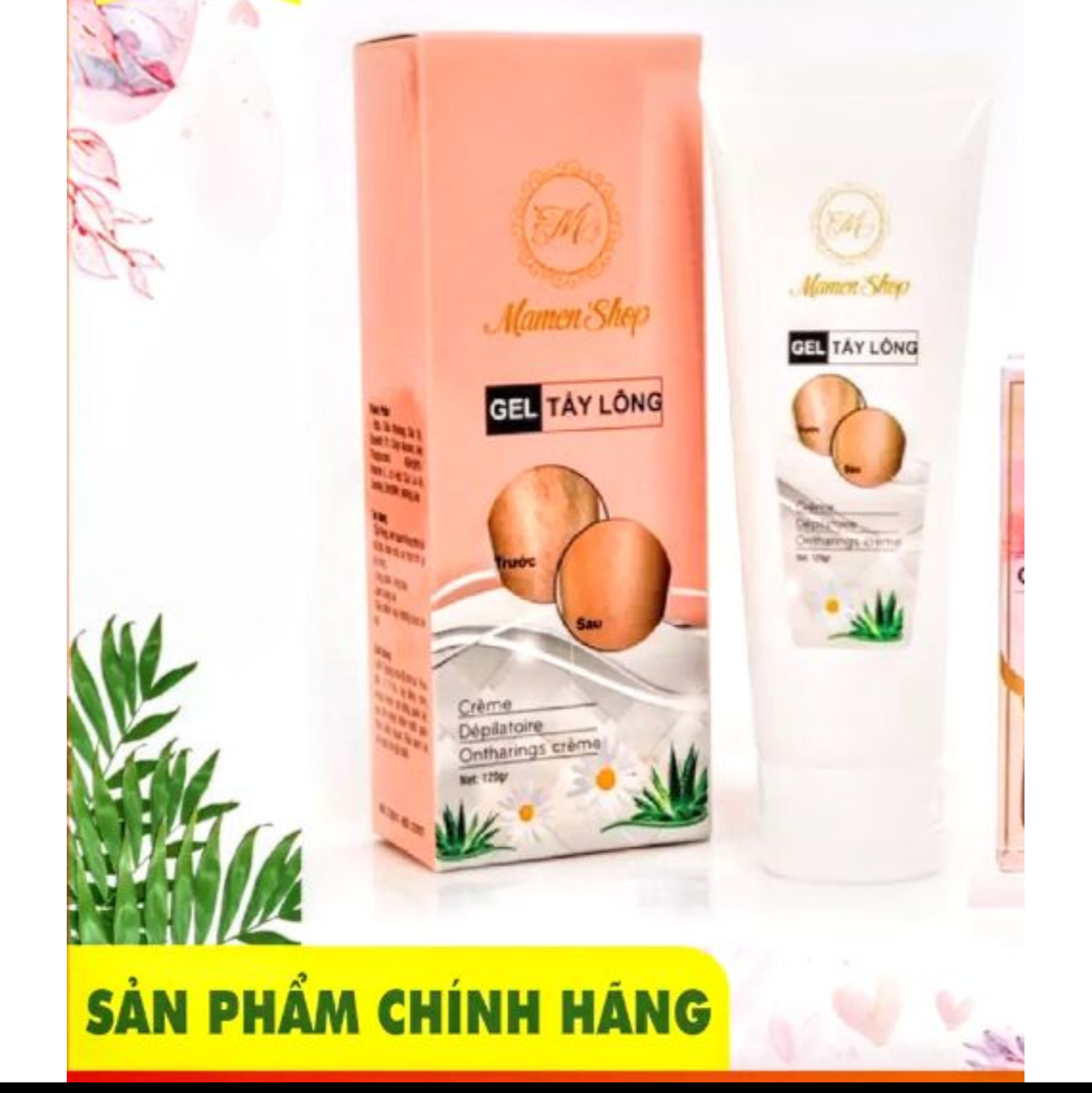 1 HỘP KEM TẨY RÂU LÔNG CHÂN LÔNG NÁCH TAY VÙNG KÍN TẨY SẠCH KHÔNG ĐAU HÀNG CHUẨN AN TOÀN