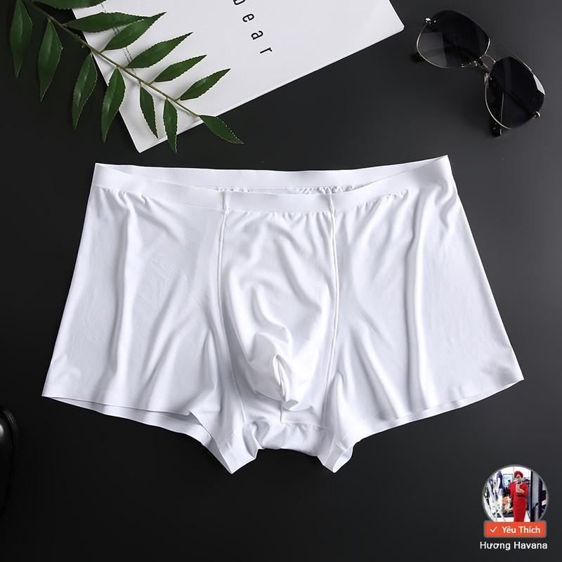 Quần lót nam boxer, quần sịp đùi nam lụa thun lạnh siêu nhẹ bigsize Havana MLQ05