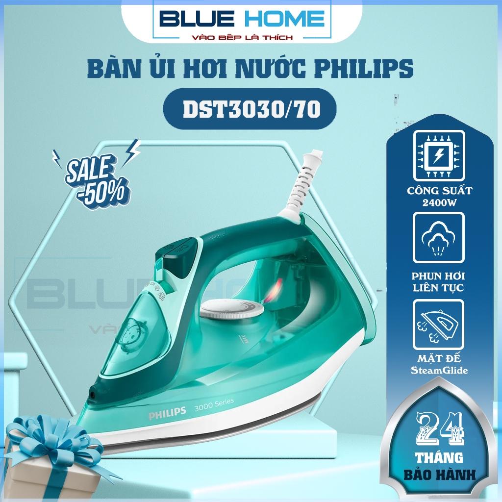 Bàn Ủi Hơi Nước Philips DST3030/70, Công Suất 2400w - Mặt Đế Ceramic, Hàng Chính Hãng