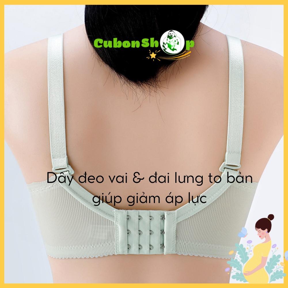 Áo ngực bà bầu, Áo lót cho con bú và sau sinh chống chảy xệ, Áo bra nâng ngực Nơ Tăm cao cấp 3385