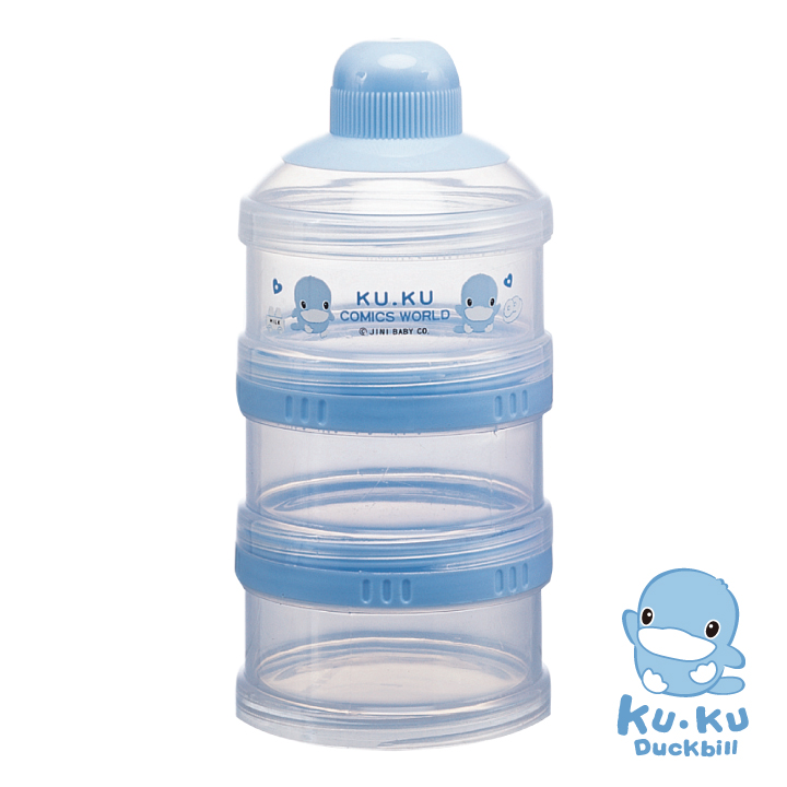 HỘP CHIA SỮABỘT CHO BÉ 3 NGĂN KUKU - KU5318
