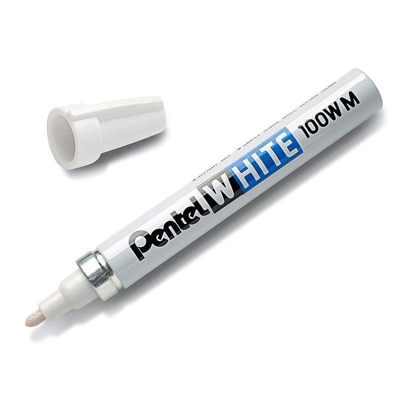 Bút Sơn Pentel X100W S/M/L Màu Trắng | Pentel White Marker | Viết Được Trên Nhiều Chất Liệu | An Toàn Khi Sử Dụng