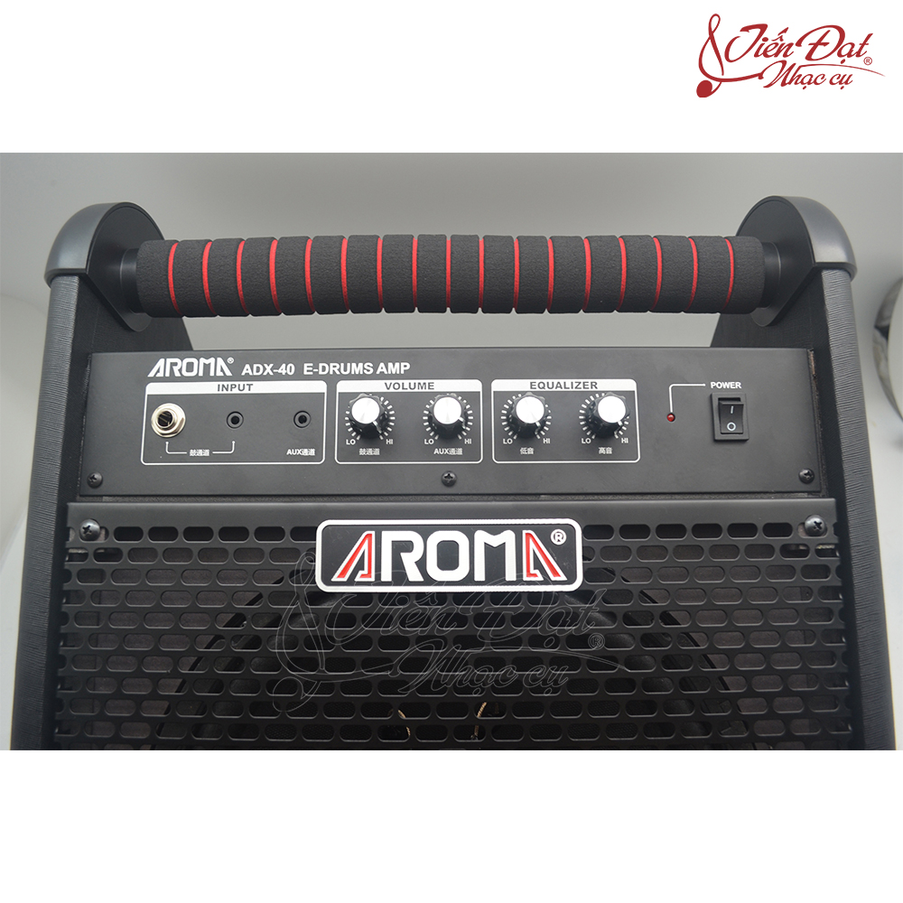 Ampli/ Amply/ Âm ly Trống Điện Tử AROMA ADX-40S Có Bluetooth Công Suất 40W - Nhập Khẩu Chính Hãng