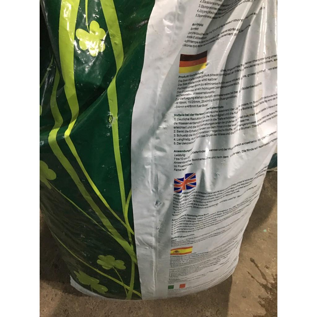 VỎ THÔNG Nhập Khẩu ALFABARK Bồ Đào Nha- chiết lẻ 01 kg size 12-18 mm