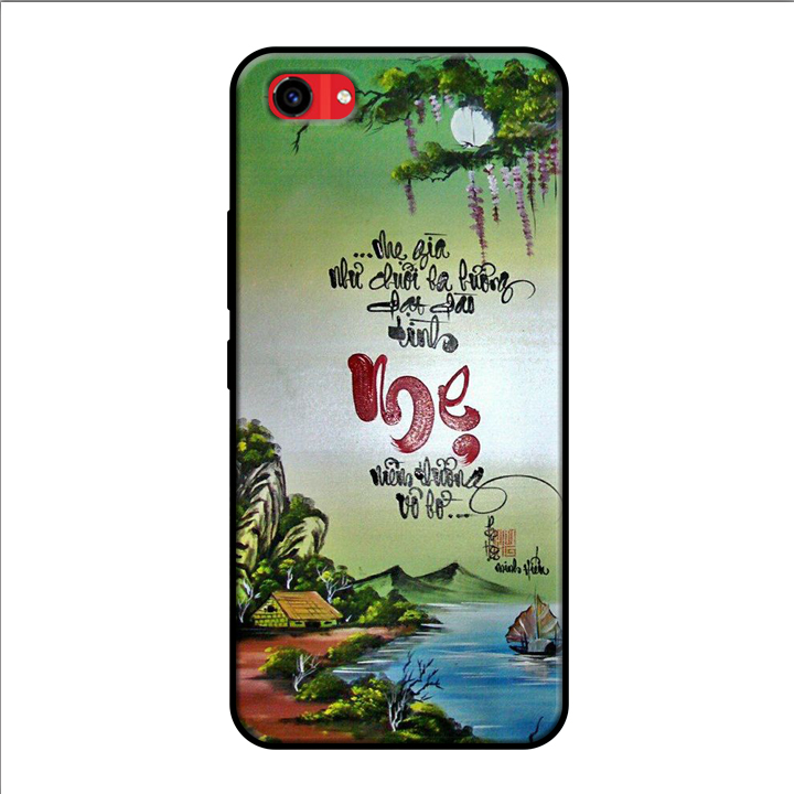 Ốp lưng điện thoại Vivo Y83 viền silicon dẻo TPU  hình Thư Pháp - Hàng chính hãng