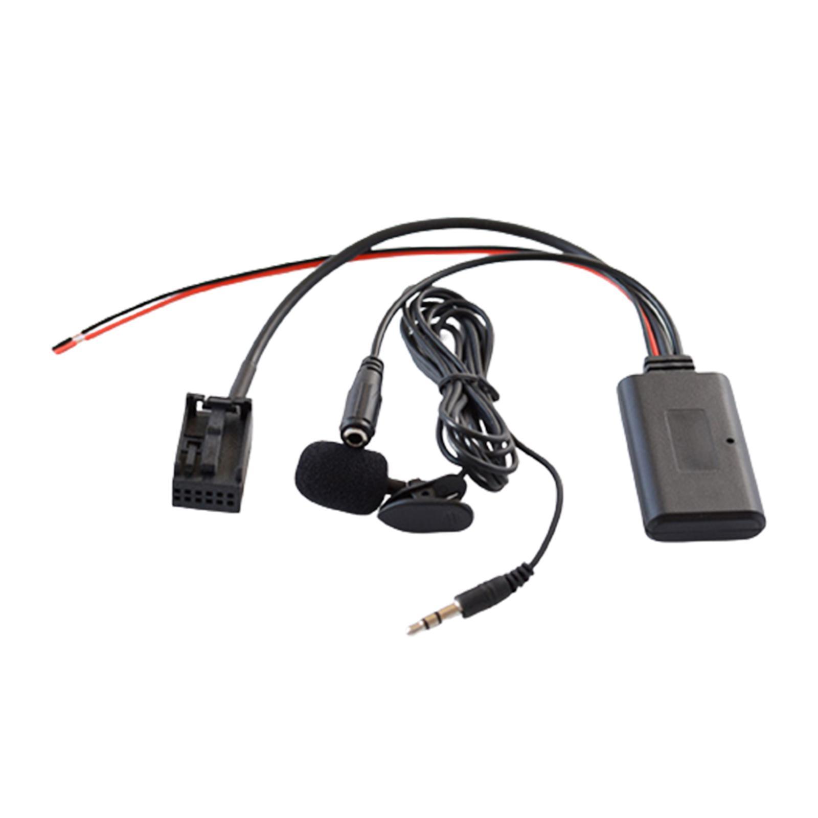 Bluetooth 5.0 Car Stereo AUX Cable Adapter Installation Plug Handsfree AUX Audio Fit for BMW Z4 E85 x3 E83 for COOPER R50 S R53