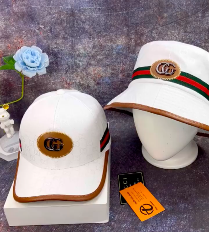 Combo nón cặp nam nữ GC phối vải kaki form chuẩn thời trang đường phố cao cấp