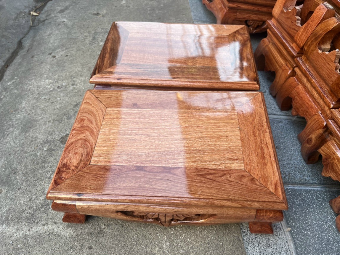 Bàn osin gỗ hương đa năng 35x50 cm,bàn trà nhật,bàn cơm-kỷ trúc