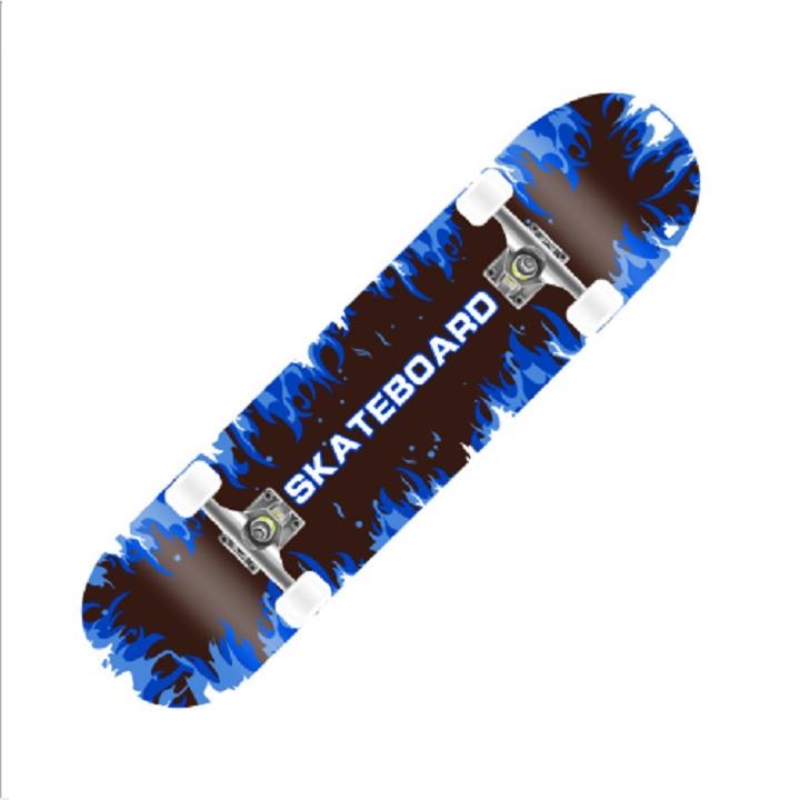 Ván Trượt Skateboard Cỡ Lớn Đạt Chuẩn Thị Đấu (Mặt Nhám + Bánh Cao Su) Chống Trơn Trượt, Khung Hợp Kim Nhôm Chắc Chắn