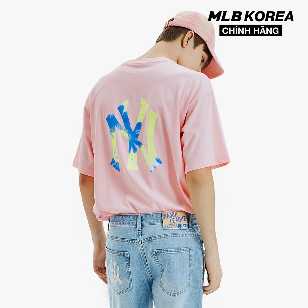 MLB - Áo thun cổ tròn ngắn tay Water Color Big Logo Overfit