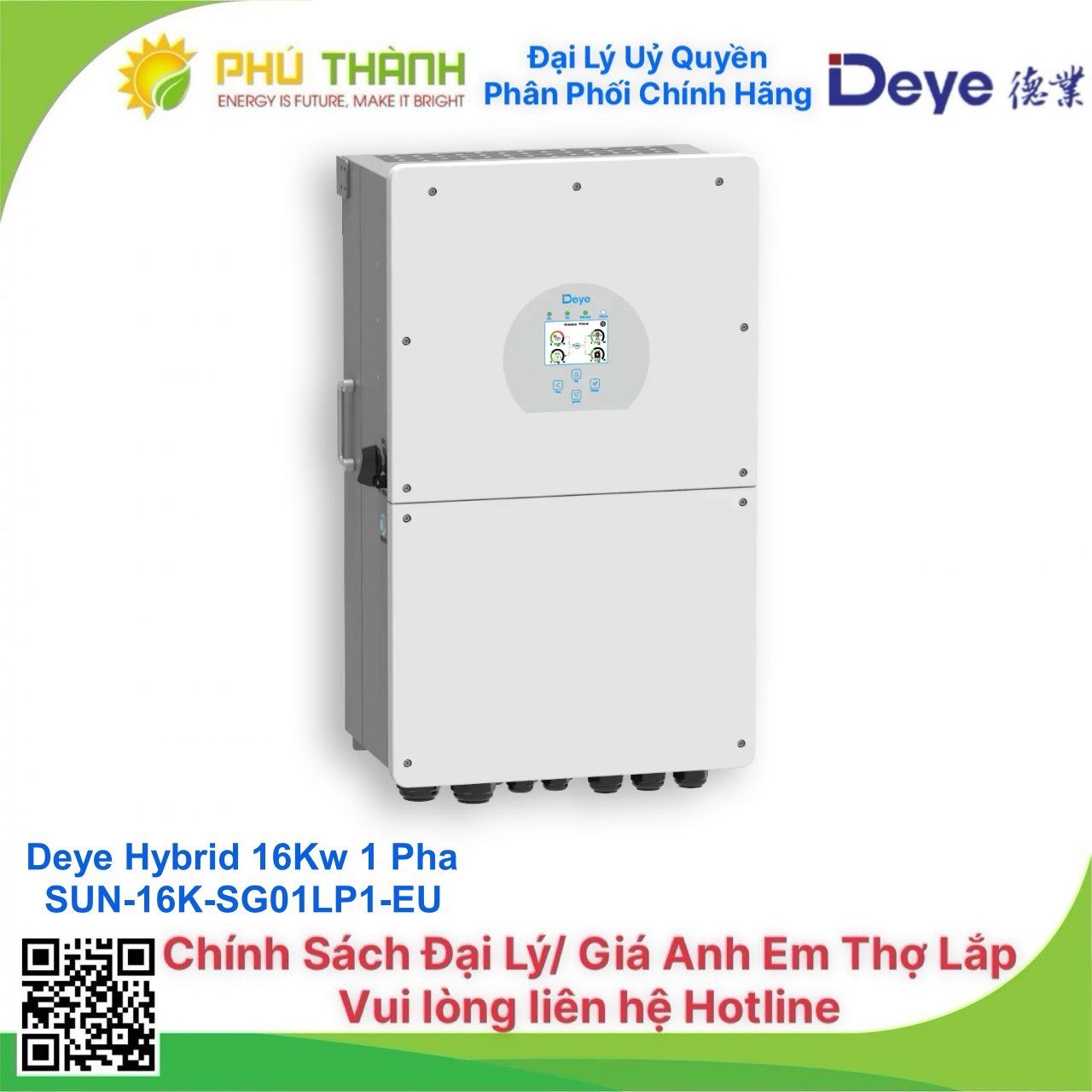 [ Chính hãng ] Inverter , Biến tần hòa lưới lưu trữ Deye các loại / HYBRID DEYE 5KW 1 PHA ( SUN-5K-SG03LP1-EU) / HYBRID DEYE 8KW 1 PHA (SUN-8K-SG05LP1-EU) / HYBRID DEYE 12KW 3 PHA ( SUN-12K-SG01LP3-EU)