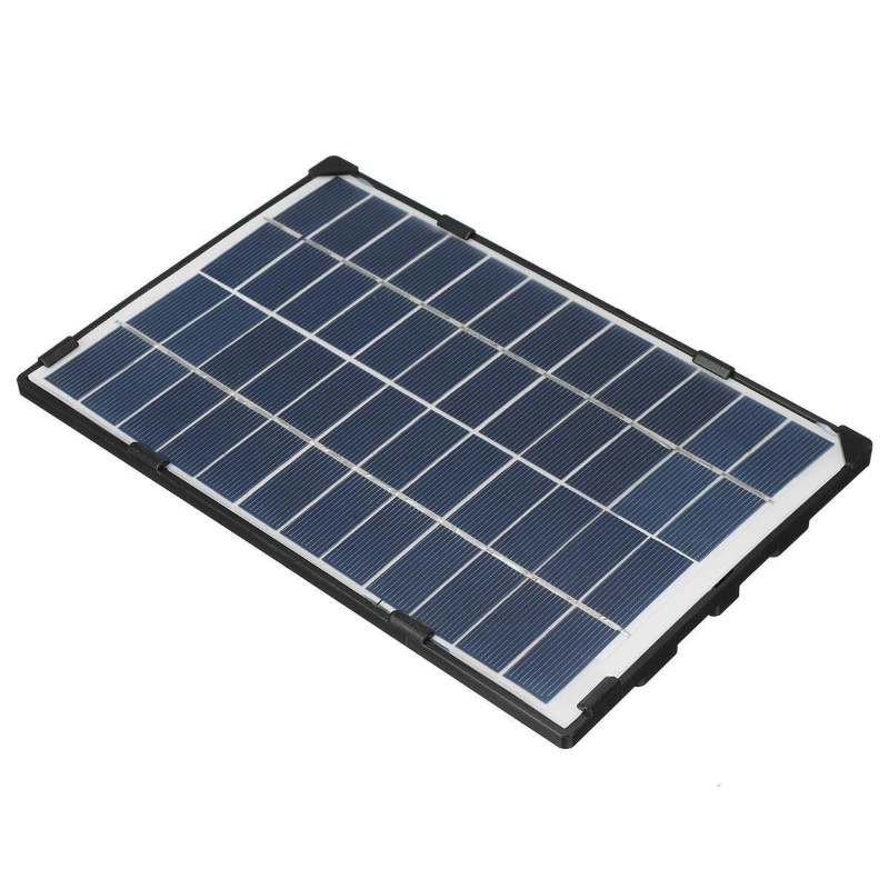 Bảng điều khiển năng lượng mặt trời di động ngoài trời 30W 12V DC cho đèn pin Camera giám sát an ninh Đèn sân Đèn sạc pin an toàn Màu sắc: 4 CÁI