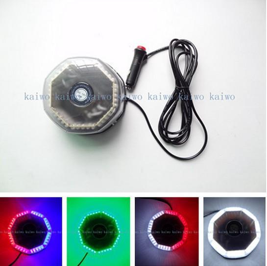 Thuận lợi nhất 01020 đèn trần bánh mì đèn nhấp nháy 240LED tròn mái đèn ô tô ánh sáng hình bát giác ánh sáng nhấp nháy