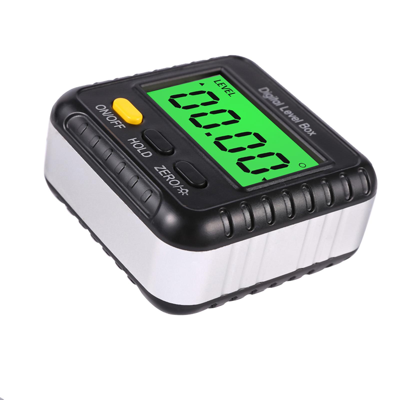360 Degree Mini Digital Protractor Inclinometer Electronic Digital Level Ruler Angle Ruler Base Precise Measurement