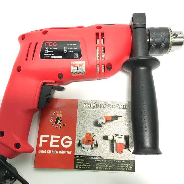 MÁY KHOAN BÚA 650W 13MM FEG EG-515 - HÀNG CHÍNH HÃNG