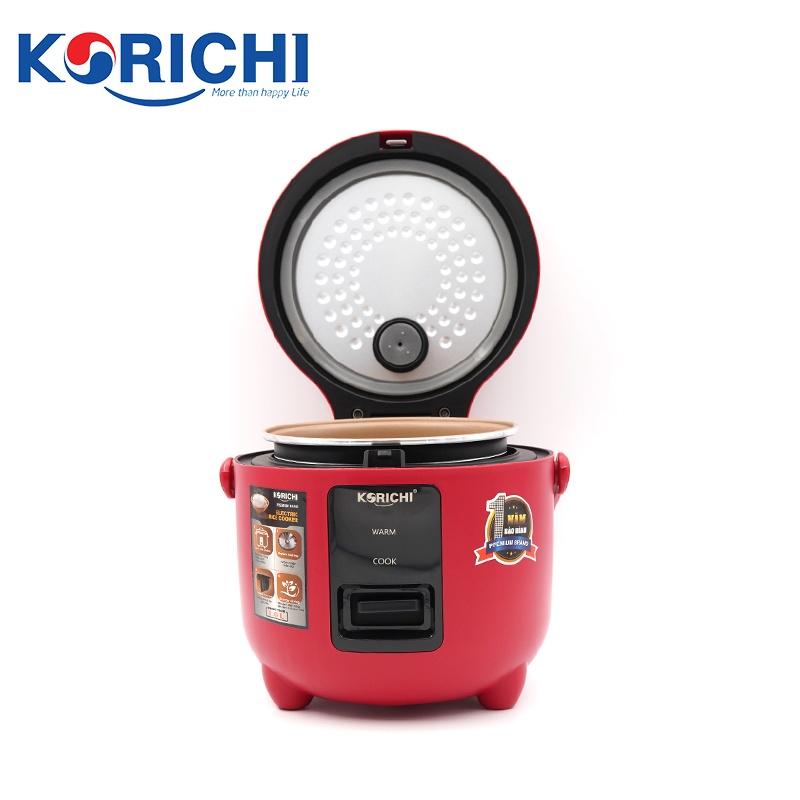 Nồi cơm điện Korichi - KRC-1810 - 1L, 400w (hai màu xanh đỏ) - Hàng chính hãng