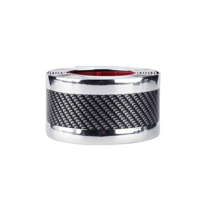 Cacbon dán cốp, dán bước chân chống xước xe ô tô, xe hơi CB-01 kích thước 2,5m x 70mm