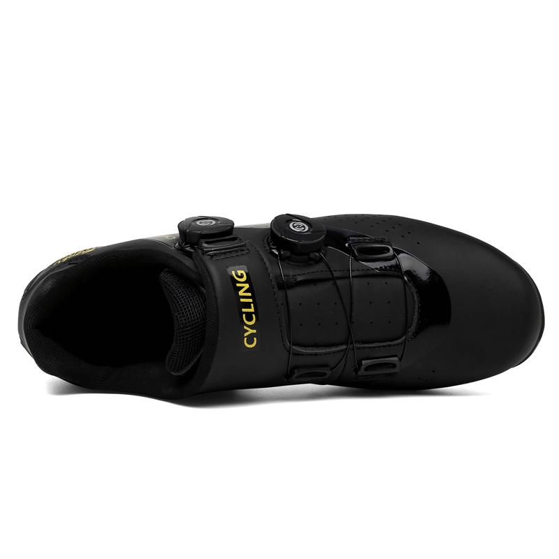 Giày đi xe đạp không cleat sneaker bàn đạp phẳng mtb nam nữ Color: Non Cleat black Shoe Size: 41