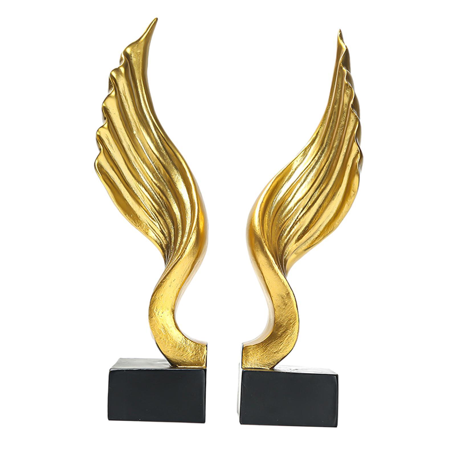 Angel Stand Book Ends Sculpture Set Book Stopper for Coffee Tables