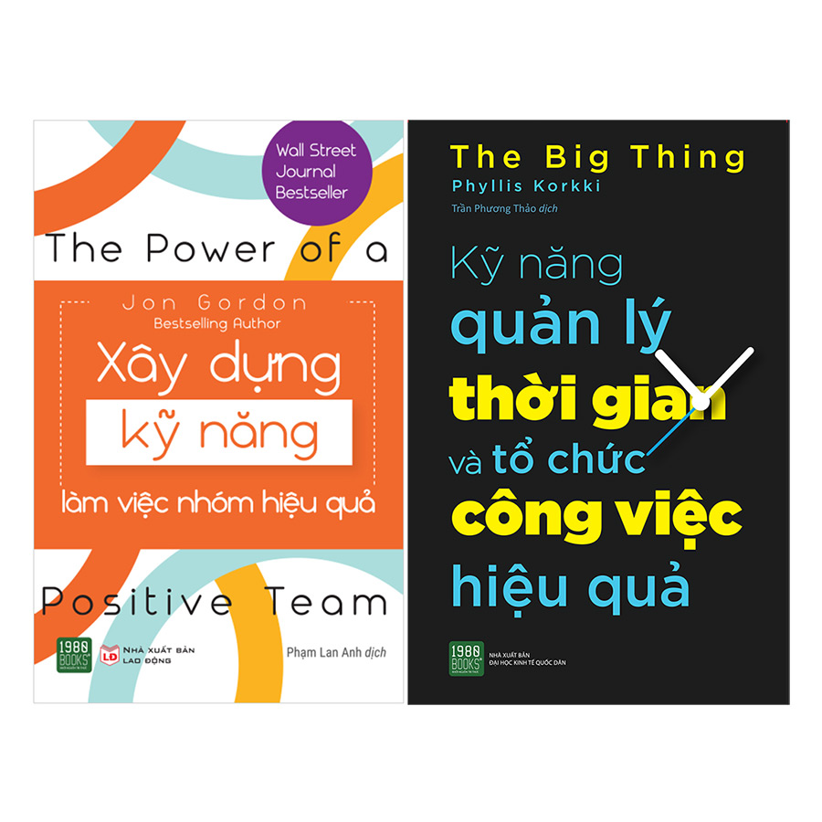 Combo Xây Dựng Kỹ Năng Làm Việc Nhóm Hiệu Quả + Kỹ Năng Quản Lý Thời Gian Và Tổ Chức Công Việc Hiệu Quả ( 2 Cuốn )