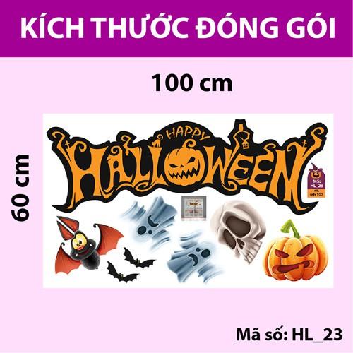 Decal trang trí chào mừng Halloween 2020 số 2