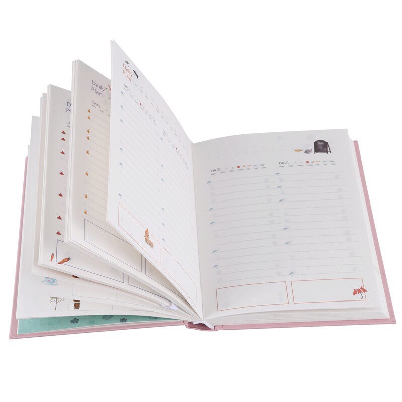 Sổ Kế Hoạch Nhật Ký 365 Ngày Life Planner Ghi Chú Giấy Note