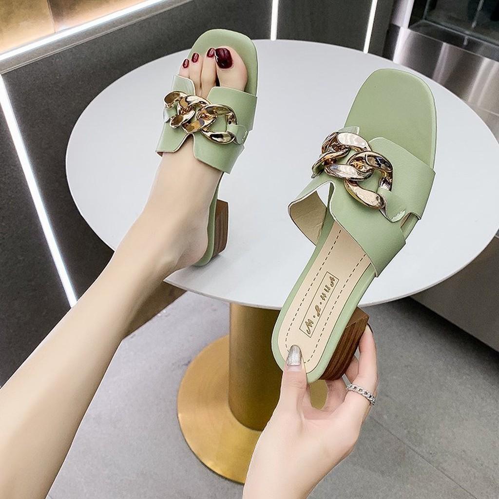 Guốc nữ quai xích