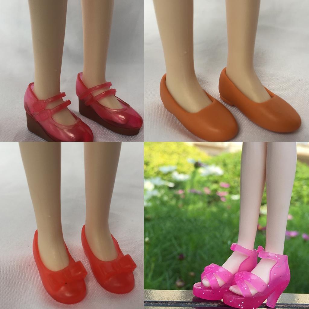 Handmade Doll Jelly Shoes for Blythe 1/6 BJD Doll 12inch Girl Doll Accessory