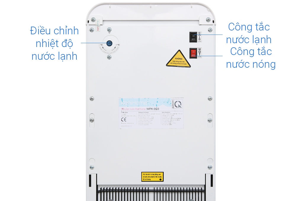 MÁY LỌC NƯỚC RO NÓNG LẠNH KORIHOME WPK-903 - Hàng chính hãng