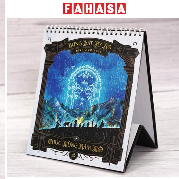 Lịch Để Bàn 2026 - Vùng Đất Kỳ Ảo - Hành Trình Qua Trung Địa