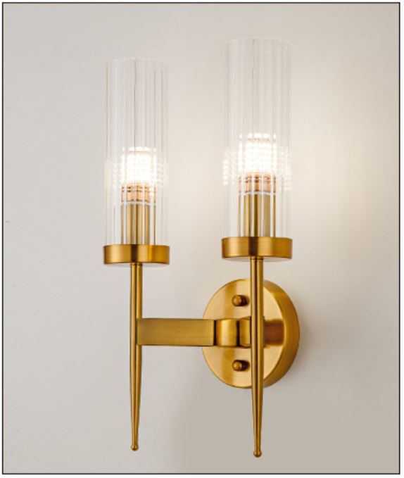 Đèn tường NATIC kiểu dáng sang trọng, tinh tế - kèm bóng LED chuyên dụng.