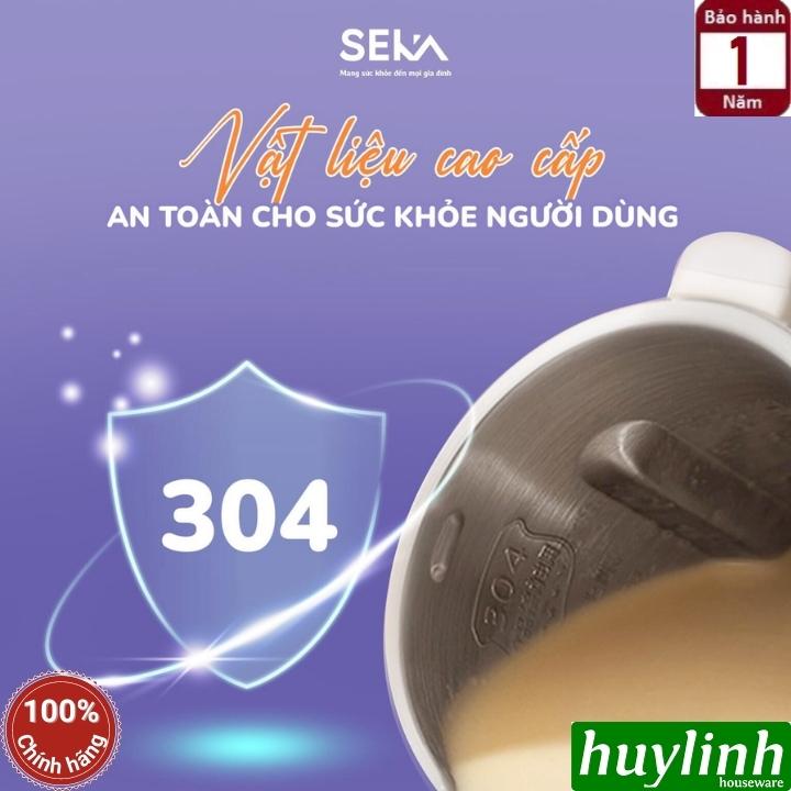 Máy làm sữa hạt mini SEKA SK320 [Tím Nhạt] - 600ml - 600W - 5 chức năng - Hàng chính hãng