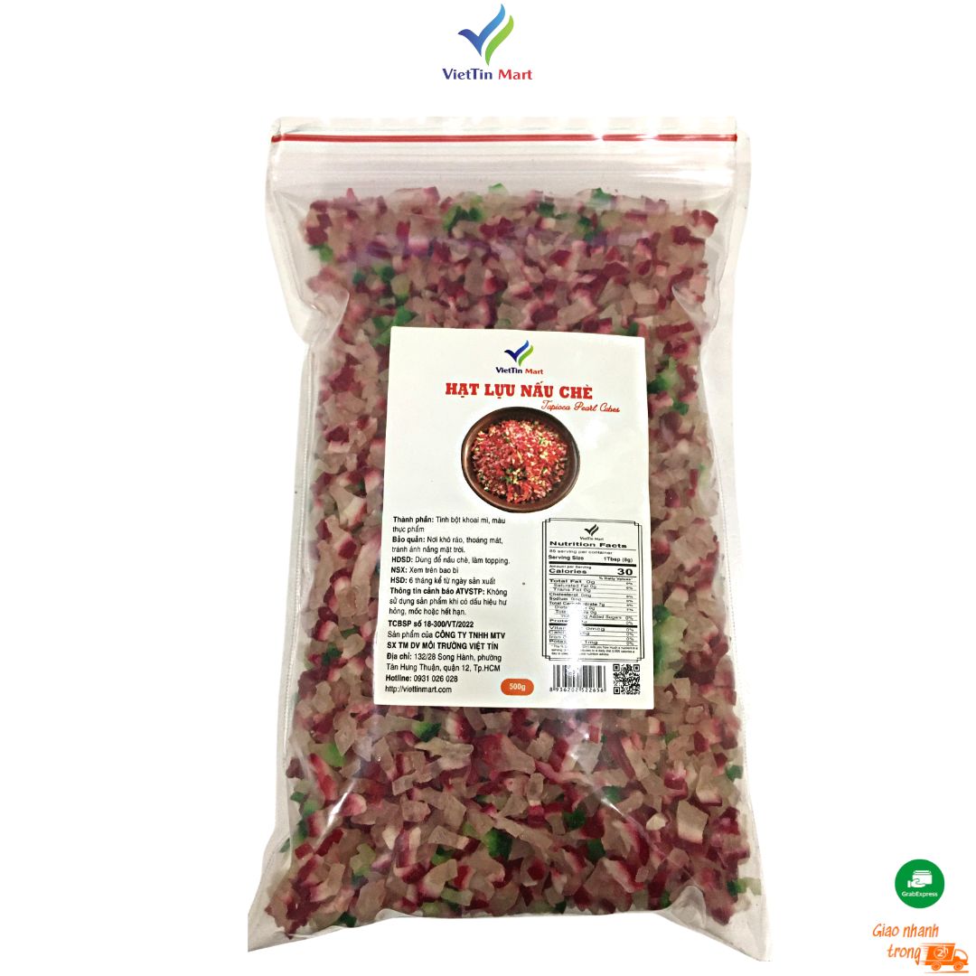 Hạt lựu khô nấu chè Viettin Mart 500g